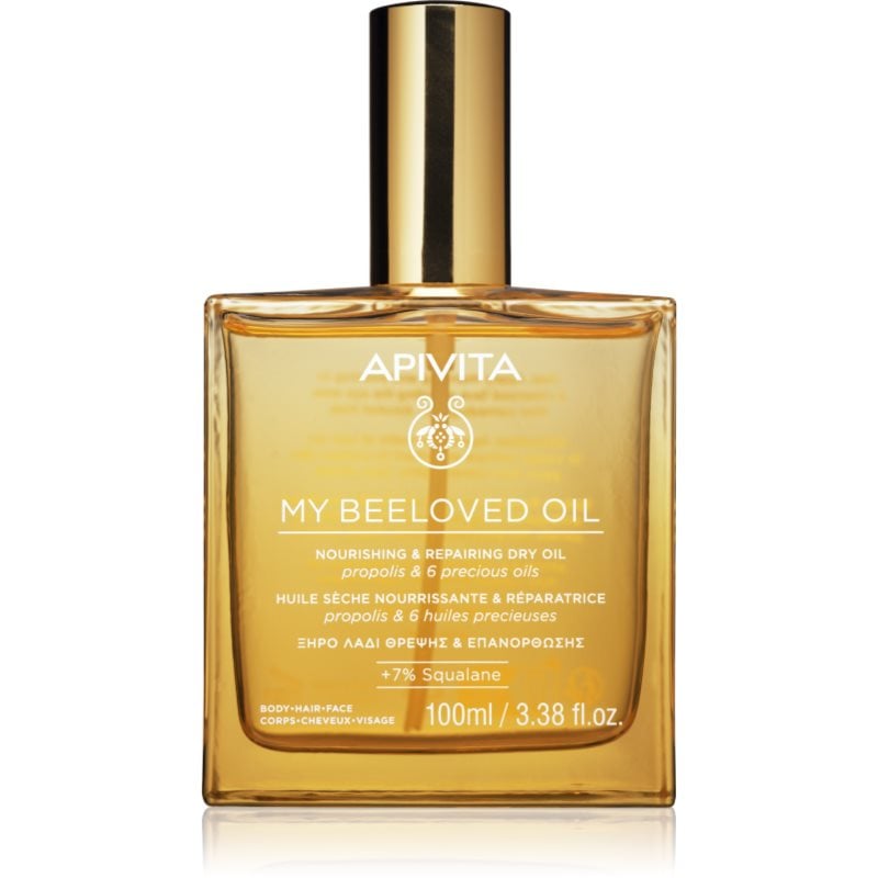 Apivita My Beeloved Oil подхранващо сухо олио за лице, тяло и коса