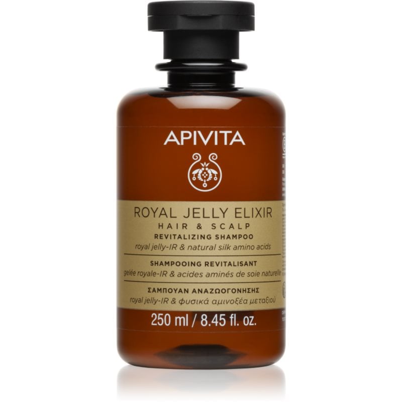 Apivita Royal Jelly Elixir Revitalizing Shampoo ревитализиращ шампоан против признаците на стареене на косата