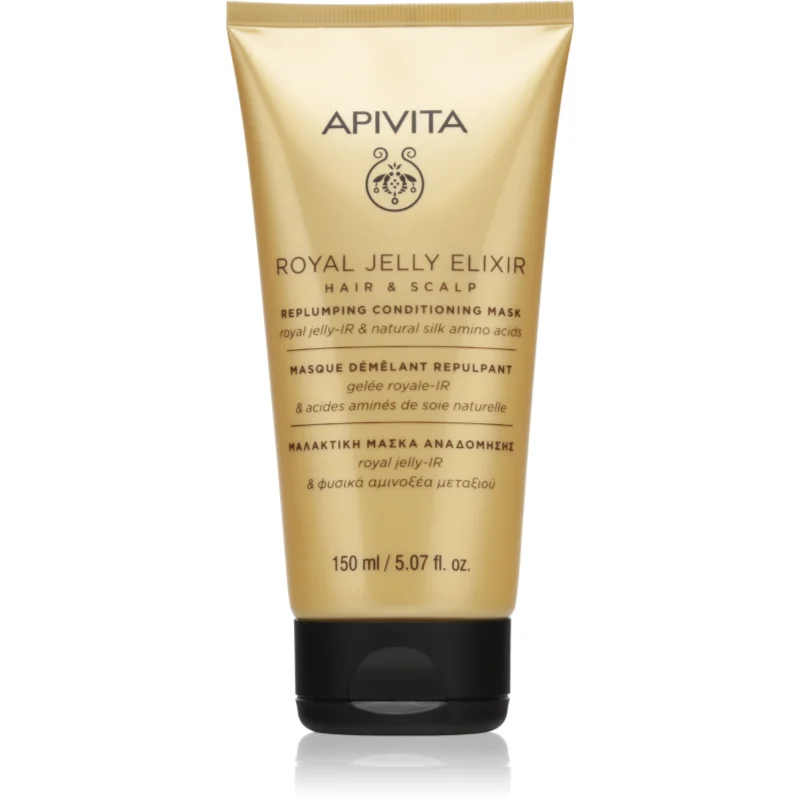 Apivita Royal Jelly Elixir Replumping Conditioning Mask балсам и маска 2 в 1