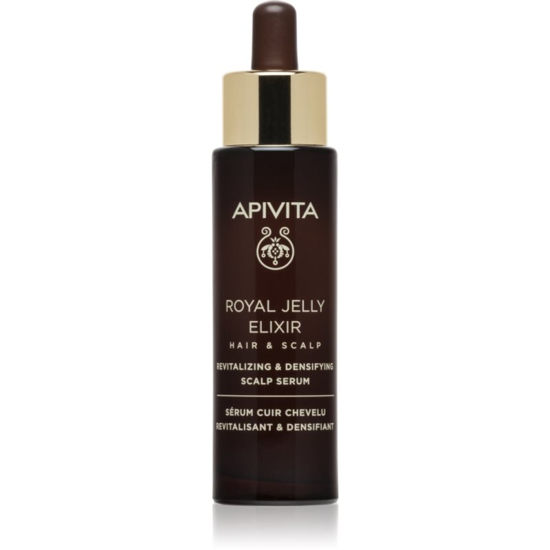 Apivita Royal Jelly Elixir Revitalizing & Densifying Scalp Serum ревитализиращ серум за скалпа - Грижа за коса - Сравни цени от 1 магазин с безплатна доставка