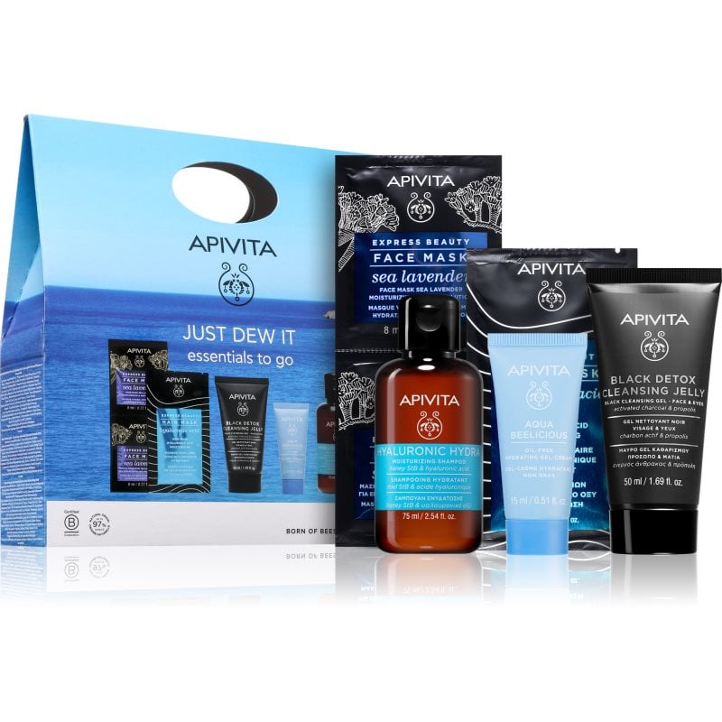 Apivita Just Dew It Set комплект за пътуване за интензивна хидратация