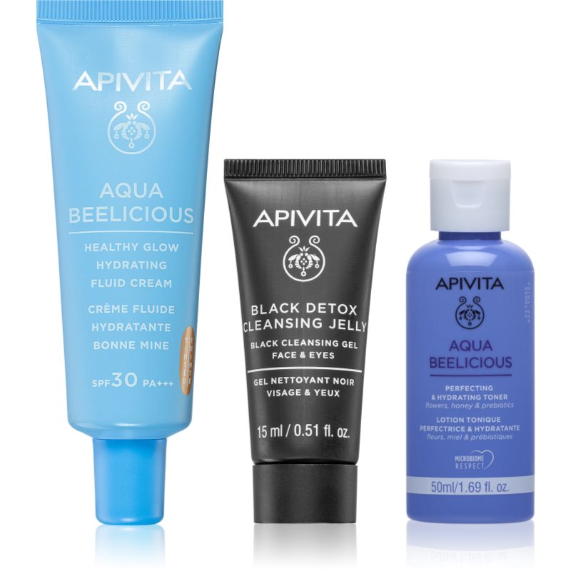 Apivita Apivita Aqua Beelicious Hydrating & Natural Coverage Routine Set комплект за грижа за лицето с хидратиращ ефект - Унисекс парфюм - Сравни цени от 1 магазин с безплатна доставка