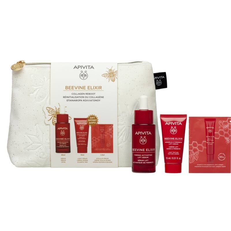 Apivita Beevine Elixir Gift Pouch коледен подаръчен комплект за стягане на кожата - Комплект - Сравни цени от 1 магазин с безплатна доставка