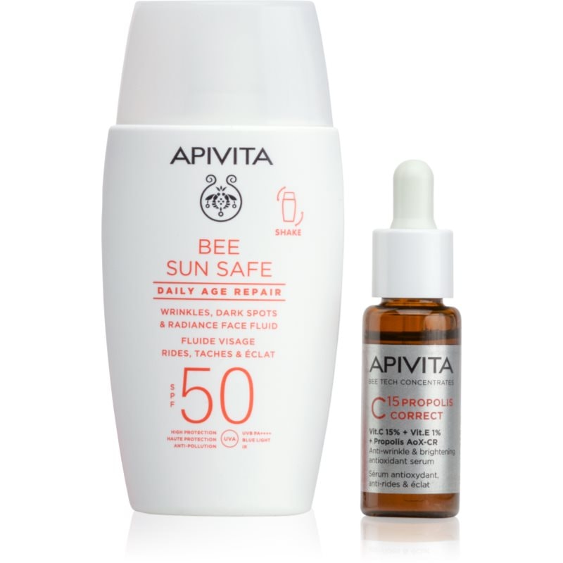 Apivita Bee Sun Safe Anti-Dark Spots Duo комплект против пигментни петна - Комплект - Сравни цени от 1 магазин с безплатна доставка