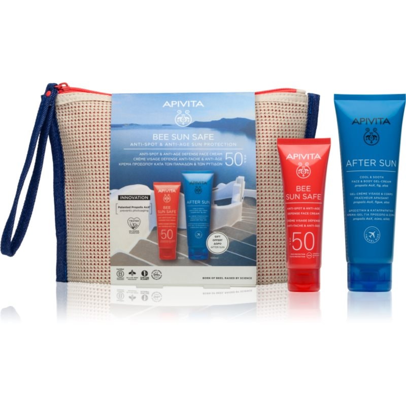 Apivita Bee Sun Safe Anti-spot & Anti-age Sun Protection комплект за тен - Комплект - Сравни цени от 1 магазин с безплатна доставка