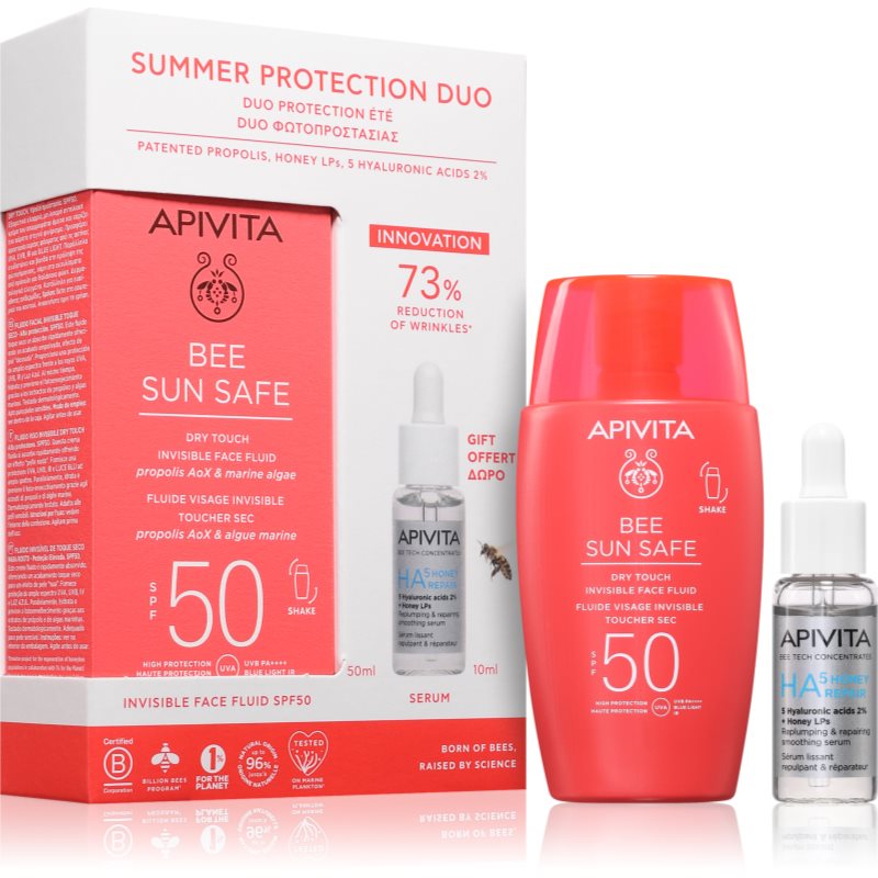 Apivita Bee Sun Safe Summer Protection Duo комплект за красива кожа на лицето - Комплект - Сравни цени от 1 магазин с безплатна доставка