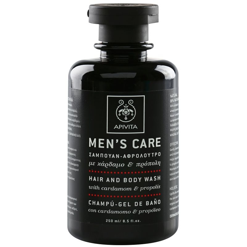 Apivita Men's Care Hair and Body Wash with Cardamon & Propolis шампоан и душ гел 2 в 1 - Грижа за коса - Сравни цени от 1 магазин с безплатна доставка