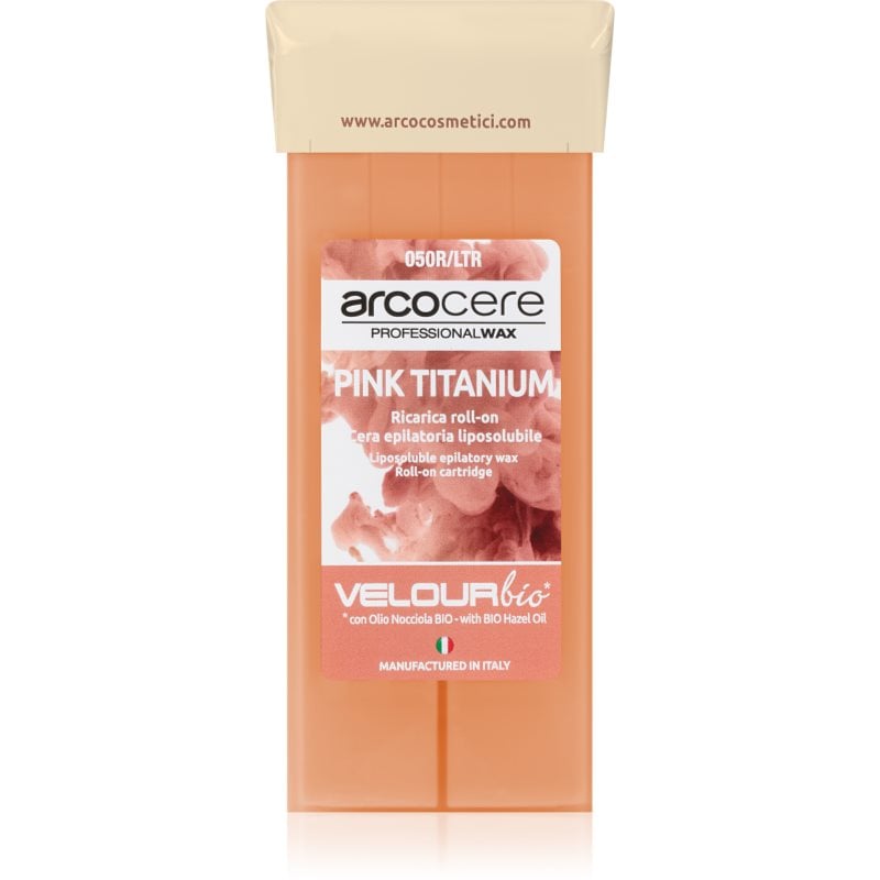 Arcocere Professional Wax Pink Titanium Епилиращ восък рол он резервен пълнител