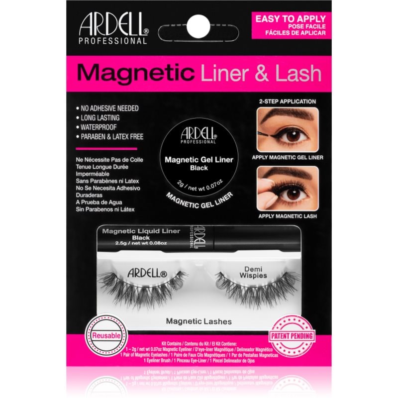 Ardell Magnetic Liner & Lash магнитни мигли за мигли тип Demi Wispies - Грим - Сравни цени от 1 магазин с безплатна доставка