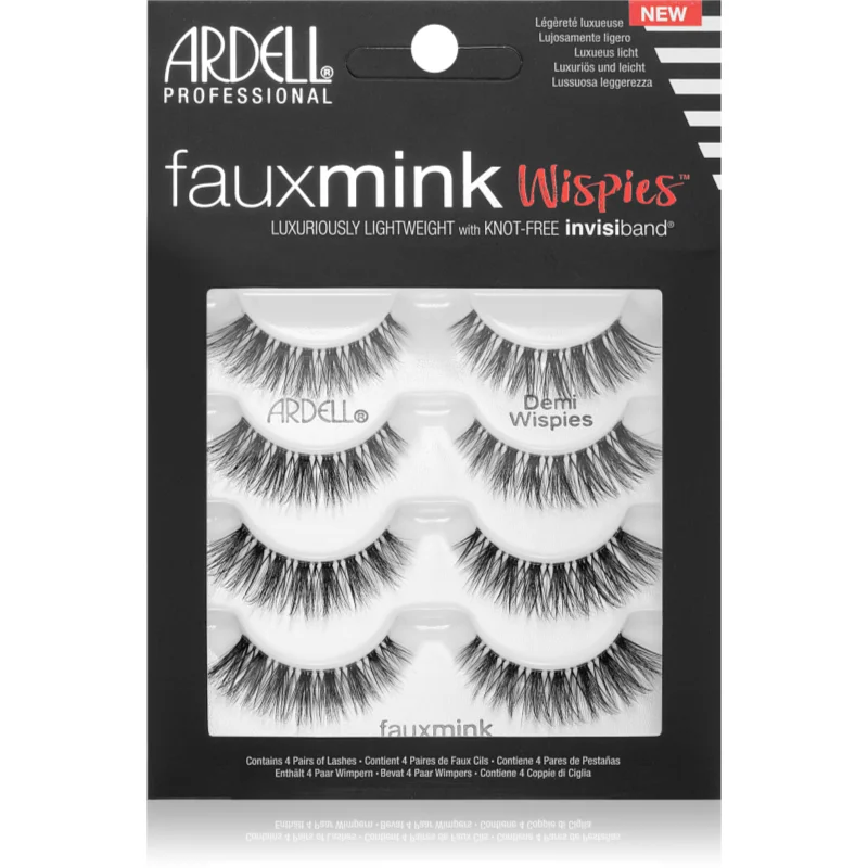 Ardell FauxMink Wispies изкуствени мигли големи опаковки Demi Wispies