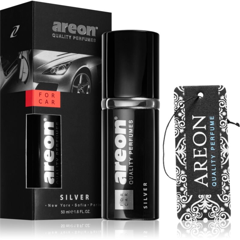Areon Parfume Silver aроматизатор за автомобил - Аромат - Сравни цени от 1 магазин с безплатна доставка