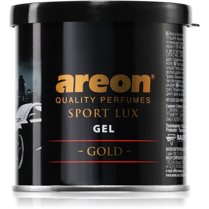 Areon Gel Sport Lux аромат за дома и колата 80 гр. - Аромат - Сравни цени от 1 магазин с безплатна доставка