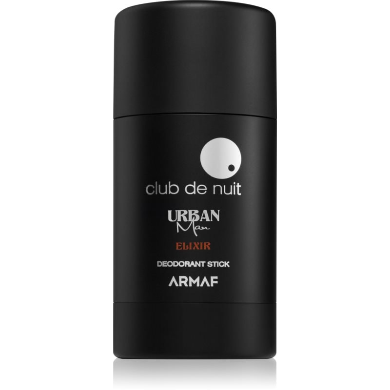 Armaf Armaf Club De Nuit Urban Man Elixir дезодорант стик за мъже - Мъжки парфюм 75мл - Сравни цени от 1 магазин с безплатна доставка