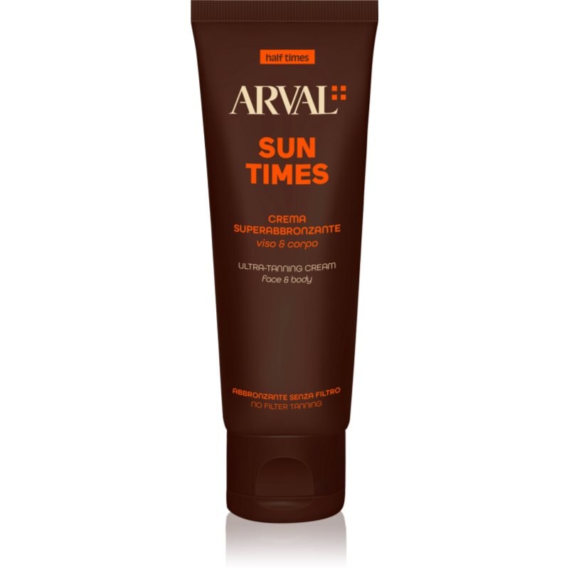 Arval Half Times Ultra-Tanning Cream крем за интензивен загар - Грижа за тяло - Сравни цени от 1 магазин с безплатна доставка