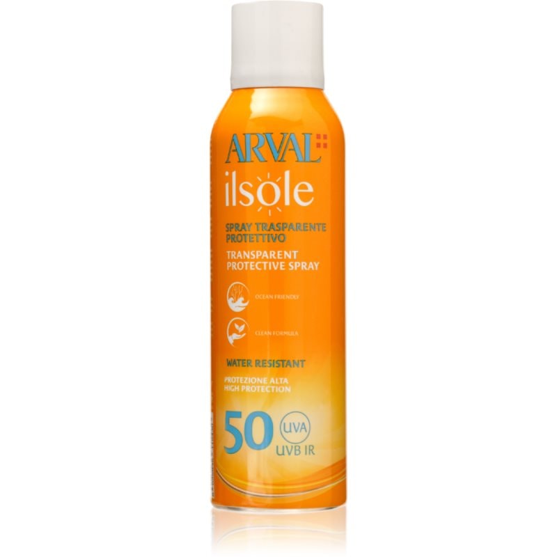 Arval IlSole Transparent Protective Spray SPF 50 слънцезащитен крем в спрей SPF 50 - Грижа за тяло - Сравни цени от 1 магазин с безплатна доставка