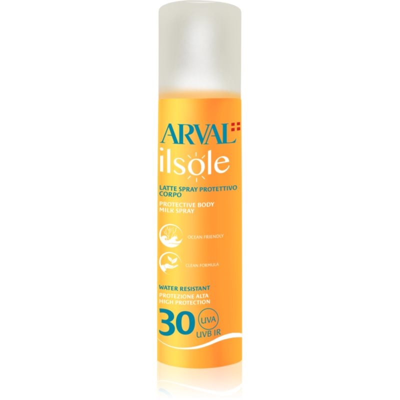 Arval IlSole Protective Body Milk Spray SPF 30 защитно мляко за загар в спрей - Грижа за тяло - Сравни цени от 1 магазин с безплатна доставка