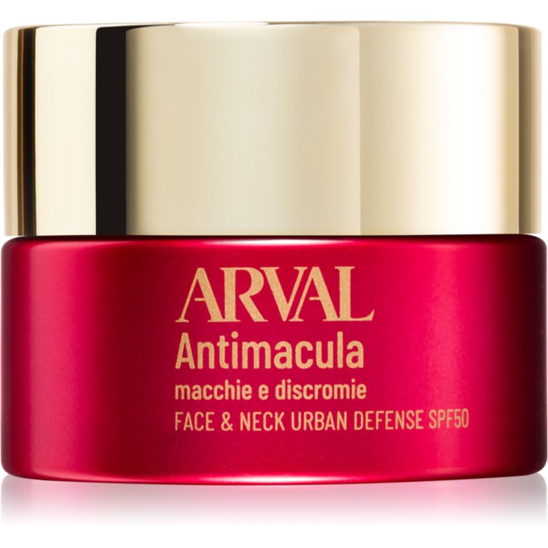 Arval Antimacula Face & Neck Urban Defense SPF50 защитен крем Против тъмни петна - Грижа за лице - Сравни цени от 1 магазин с безплатна доставка