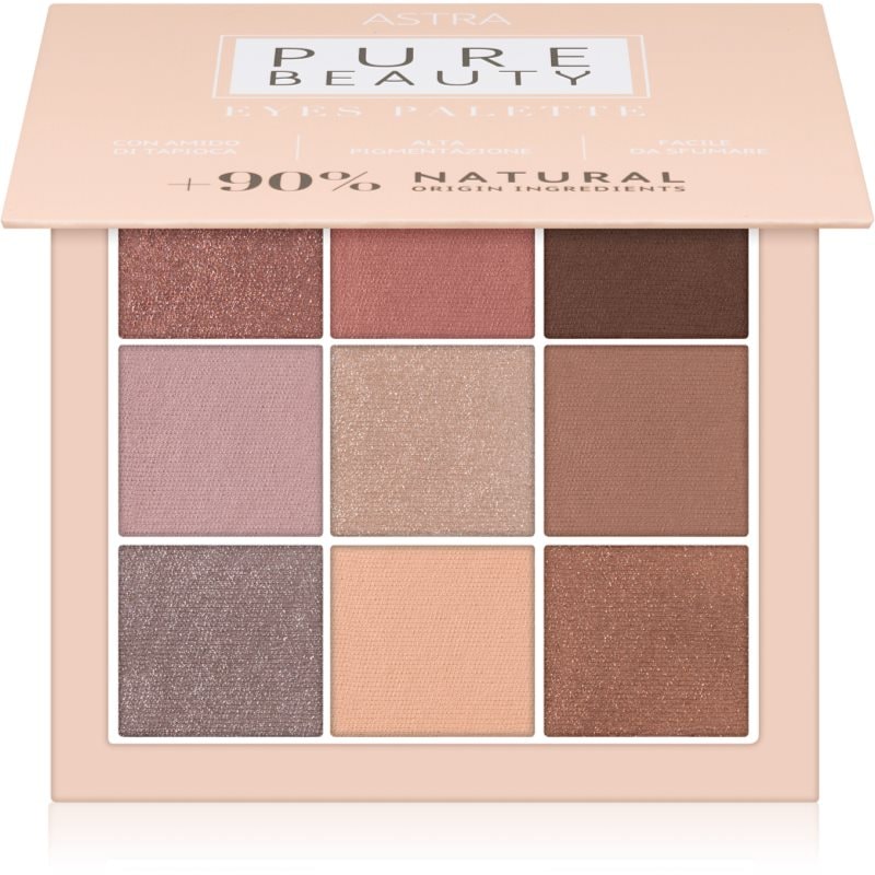 Astra Make-up Pure Beauty Eyes Palette палитра от сенки за очи - Грим - Сравни цени от 1 магазин с безплатна доставка