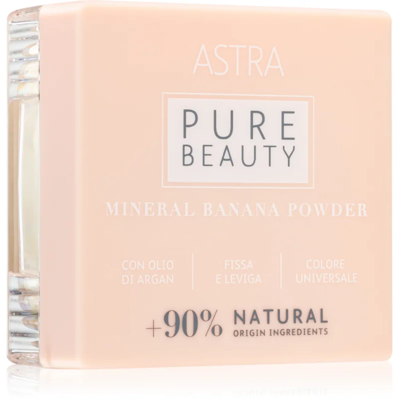 Astra Make-up Pure Beauty Mineral Banana Powder насипна минерална пудра - Грим - Сравни цени от 1 магазин с безплатна доставка