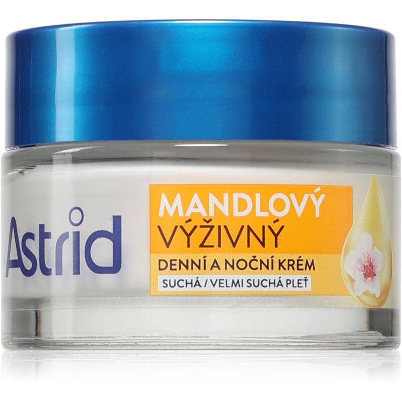 Astrid Nutri Skin подхранващ бадемов крем за суха или много суха кожа