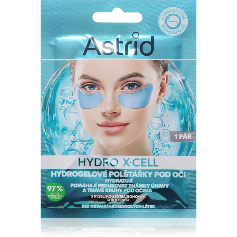 Astrid Hydro X-Cell хидрогел стелки против тъмни кръгове под очите - Грижа за лице - Сравни цени от 1 магазин с безплатна доставка