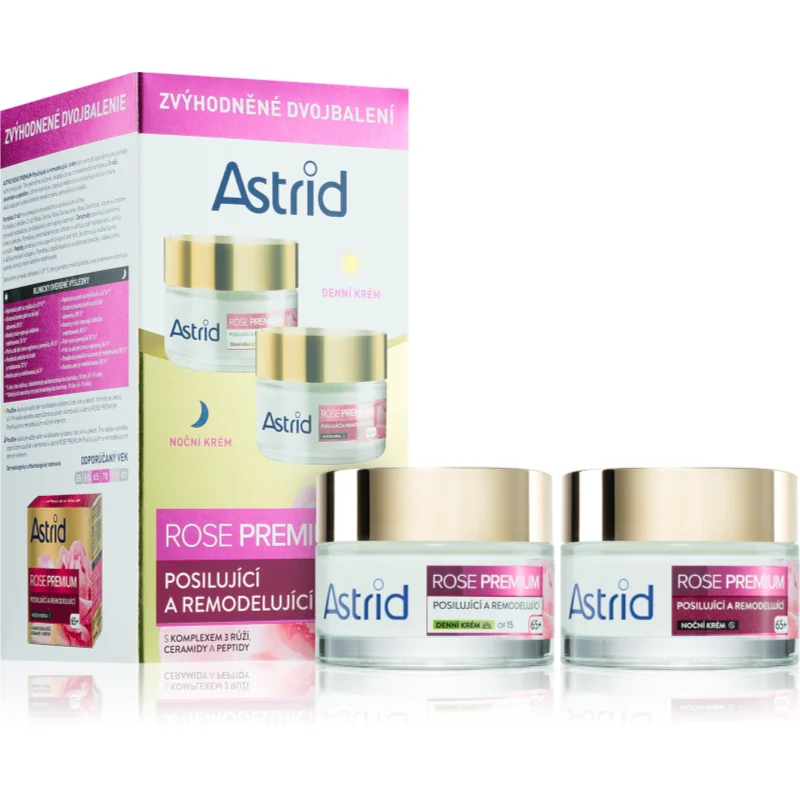 Astrid Rose Premium ремоделиращ крем дневен и нощен за жени Duopack Day + Night 2x - Грижа за лице - Сравни цени от 1 магазин с безплатна доставка