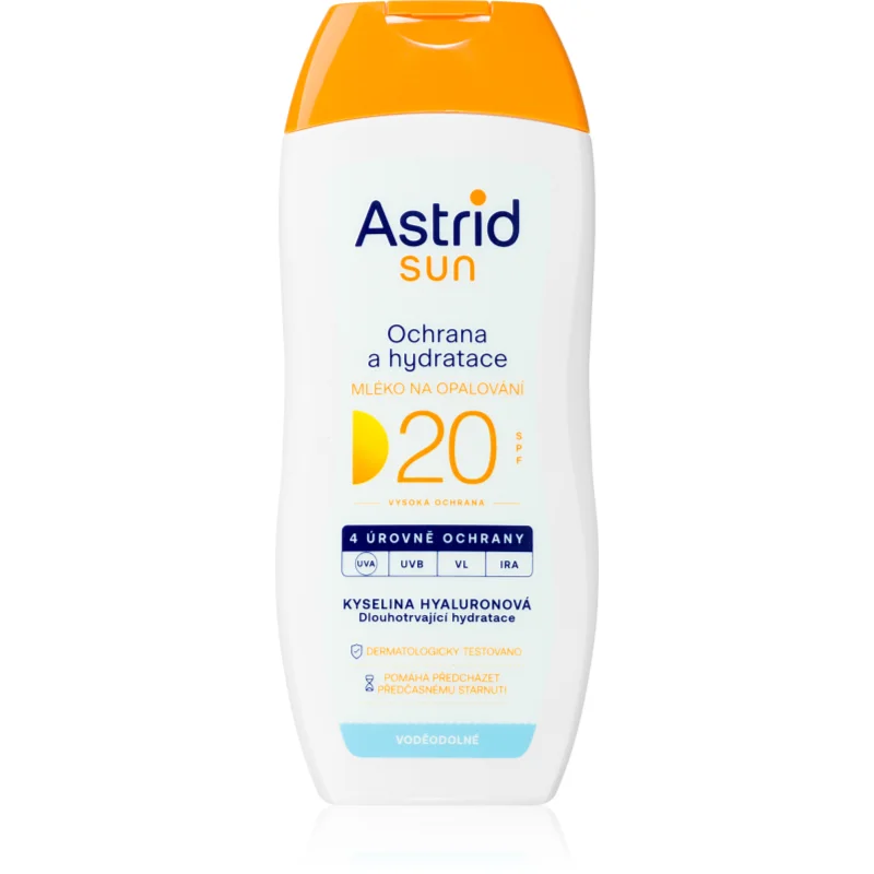 Astrid Sun мляко за загар SPF 20 с висока UV защита - Грижа за тяло - Сравни цени от 1 магазин с безплатна доставка