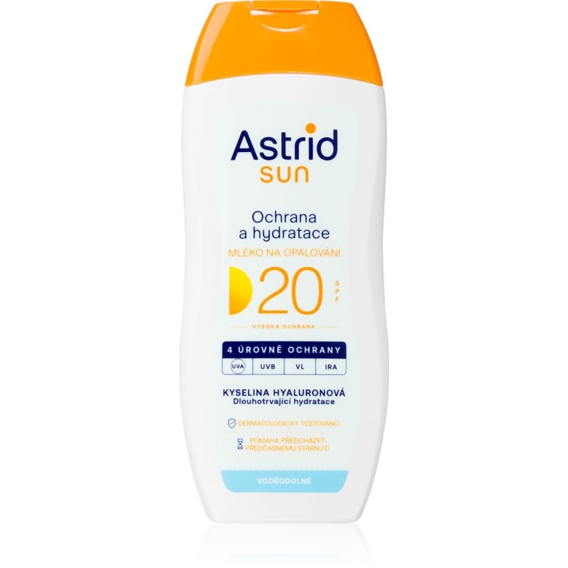 Astrid Sun мляко за загар SPF 20 с висока UV защита - Грижа за тяло - Сравни цени от 1 магазин с безплатна доставка