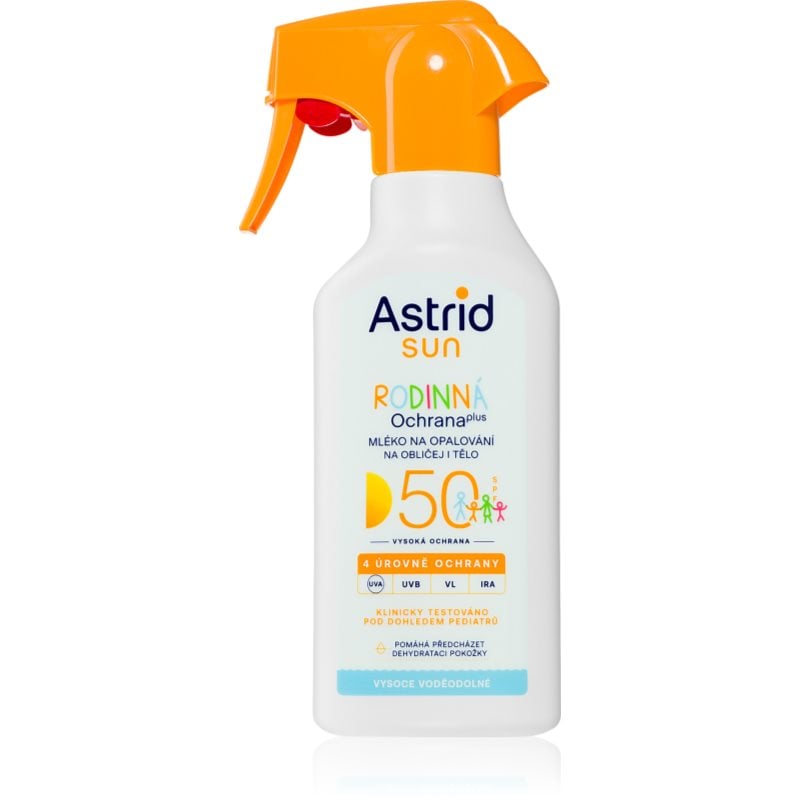 Astrid Sun мляко за загар в спрей SPF 50