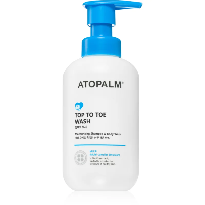 ATOPALM MLE Cleansing гел за тяло и коса за чувствителна кожа