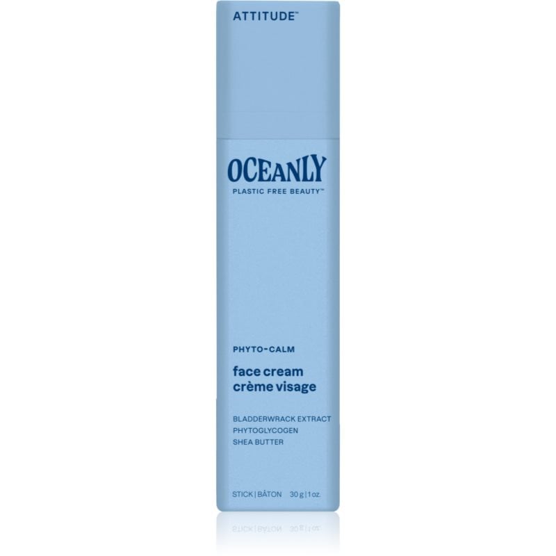 Attitude Oceanly Face Cream успокояващ твърд крем за чувствителна кожа на лицето