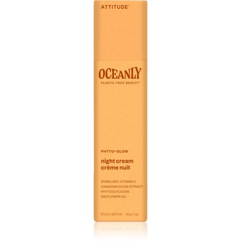 Attitude Oceanly Night Cream озаряващ нощен крем с витамин С