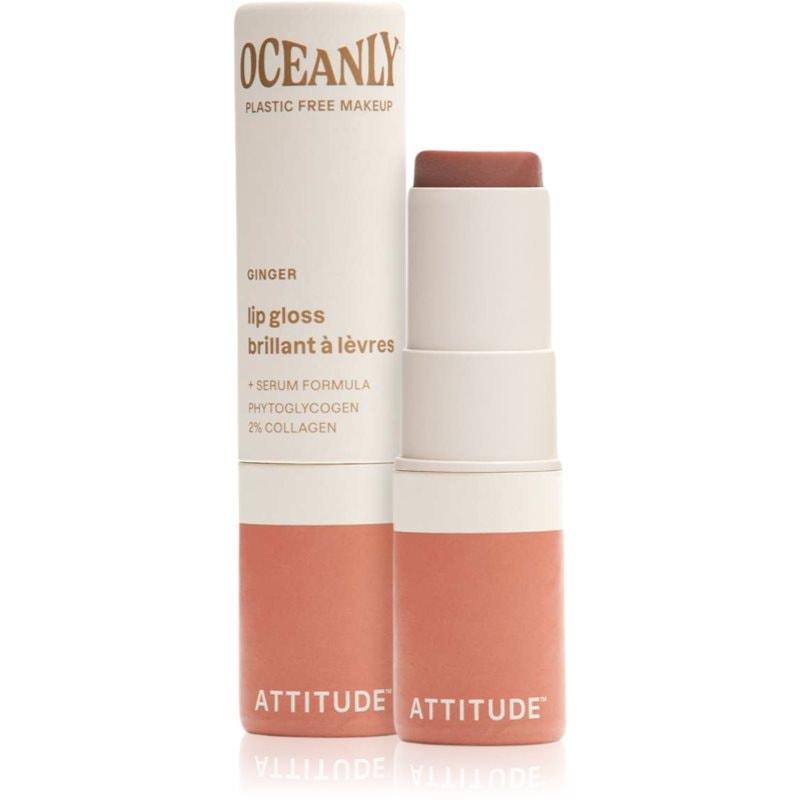 Attitude Attitude Oceanly Plastic Free Makeup блясък за устни с хидратиращ ефект - Унисекс парфюм 4мл - Сравни цени от 1 магазин с безплатна доставка