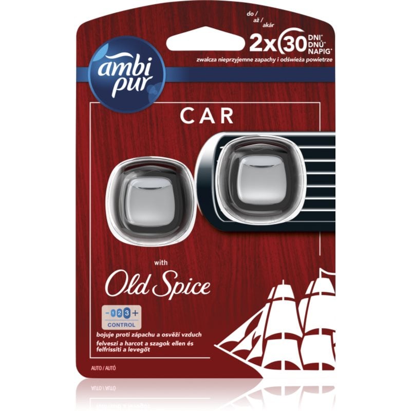 AmbiPur Car Old Spice ароматизатор за въздух за колата 2x