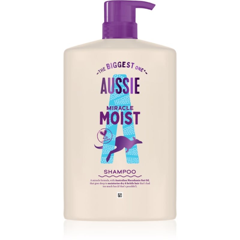 Aussie Aussie Miracle Moist хидратиращ шампоан за суха и увредена коса - Унисекс парфюм 1000мл - Сравни цени от 1 магазин с безплатна доставка