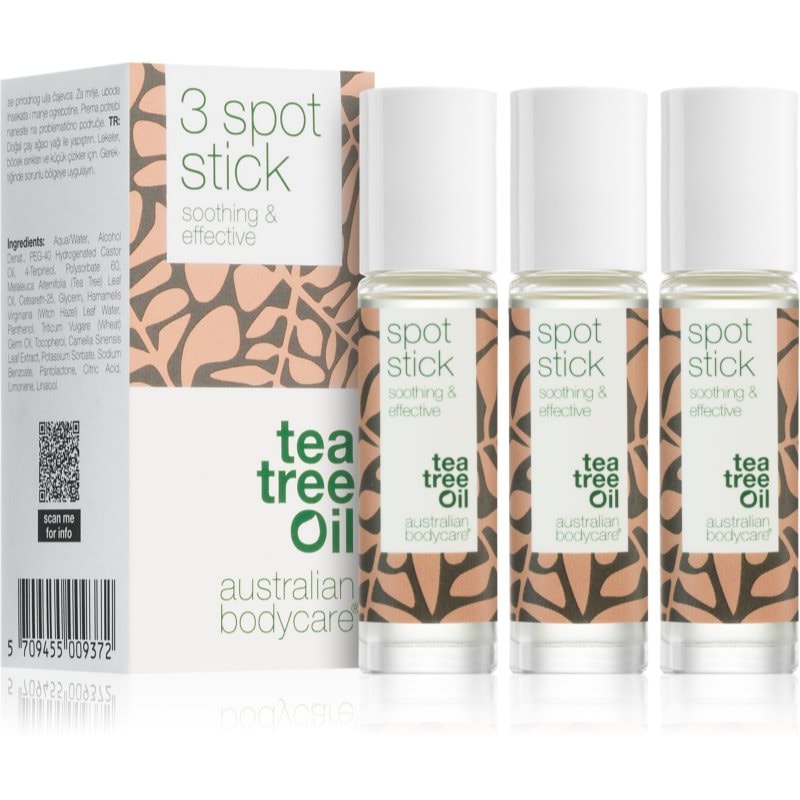 Australian Bodycare Tea Tree Oil тичинка за кожа с акне 3x - Грижа за лице - Сравни цени от 1 магазин с безплатна доставка