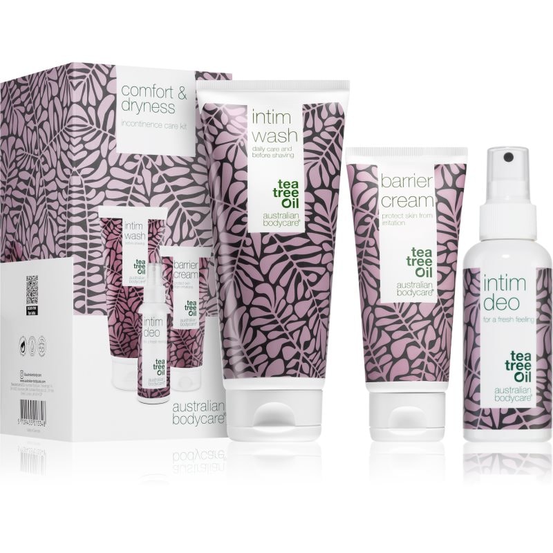 Australian Bodycare Comfort & Dryness подаръчен комплект за интимна хигиена - Комплект - Сравни цени от 1 магазин с безплатна доставка