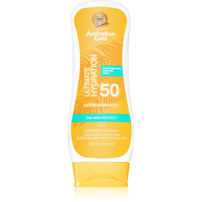 Australian Gold Australian Gold Lotion Sunscreen защитна грижа против слънчеви лъчи SPF 50 - Унисекс парфюм 237мл - Сравни цени от 1 магазин с безплатна доставка