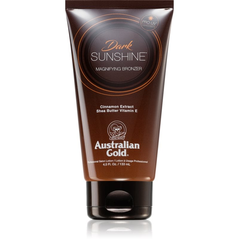 Australian Gold Dark Sunshine бронзиращо мляко за интензивен загар