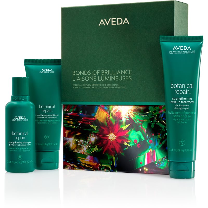 Aveda Holiday Bonds of Brilliance: Botanical Repair™ Strengthening Essentials коледен подаръчен комплект За коса - Комплект - Сравни цени от 1 магазин с безплатна доставка