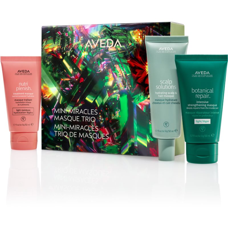 Aveda Aveda Holiday Mini Miracles Masque Trio коледен подаръчен комплект За коса - Унисекс парфюм - Сравни цени от 1 магазин с безплатна доставка