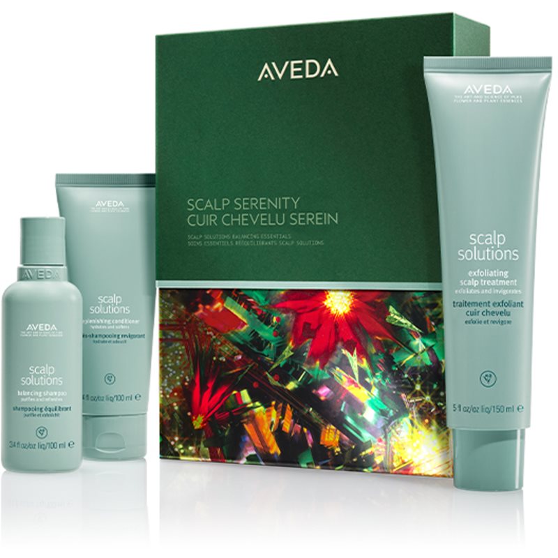 Aveda Aveda Holiday Scalp Serenity: Scalp Solutions™ Balancing Essentials коледен подаръчен комплект За коса - Унисекс парфюм - Сравни цени от 1 магазин с безплатна доставка