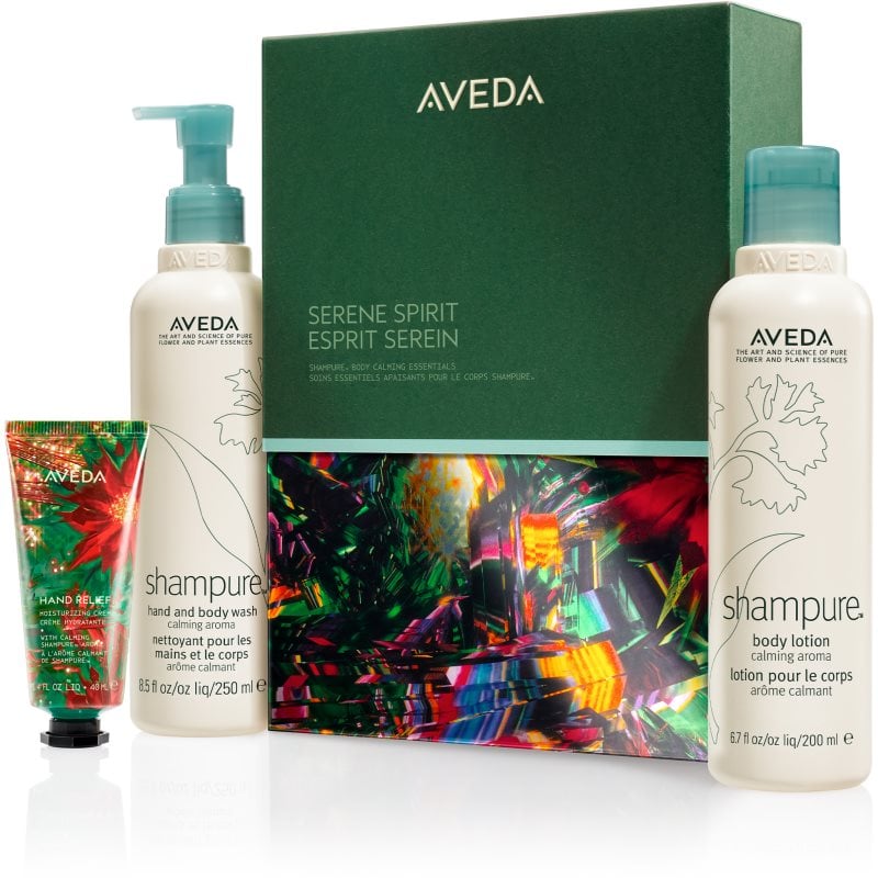 Aveda Holiday Serene Spirit Shampure™ Body Calming Essentials коледен подаръчен комплект