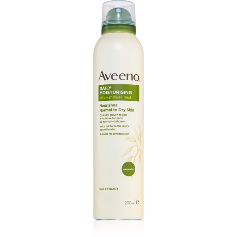 Aveeno Aveeno Daily Moisturising After Shower Mist хидратираща мъгла за тяло - Унисекс парфюм 200мл - Сравни цени от 1 магазин с безплатна доставка