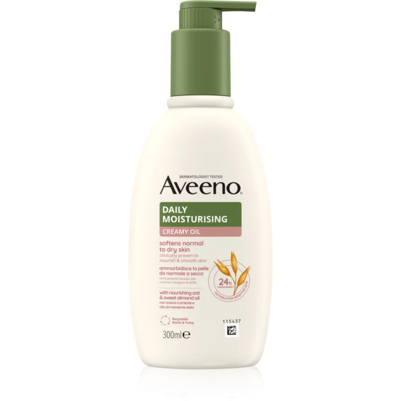 Aveeno Daily Moisturising Softens Dry Skin нежно мляко за тяло