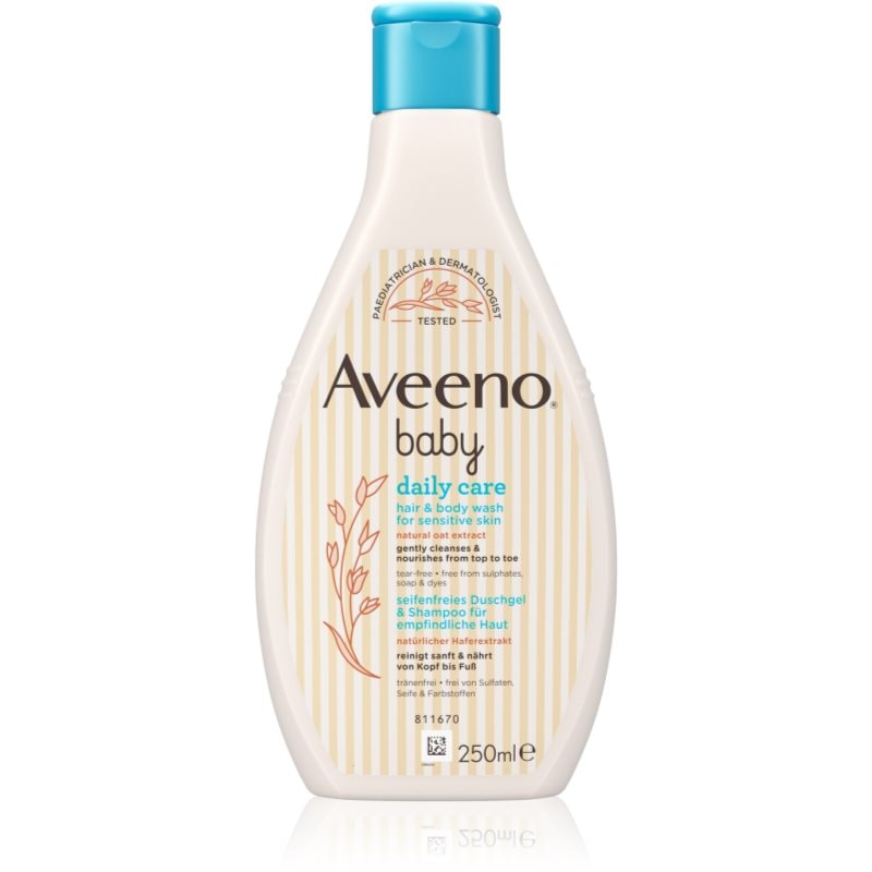 Aveeno Baby Daily Care миещ гел за тяло и коса за деца от раждането им - Грижа за тяло - Сравни цени от 1 магазин с безплатна доставка