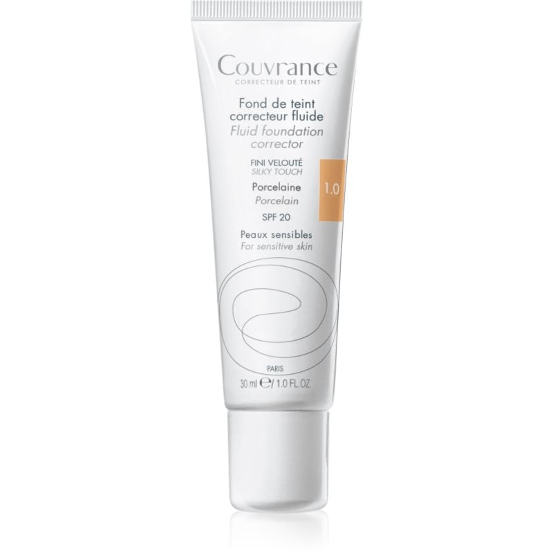 Avène Couvrance Fluid Foundation Corrector течен покривен фон дьо тен SPF 20
