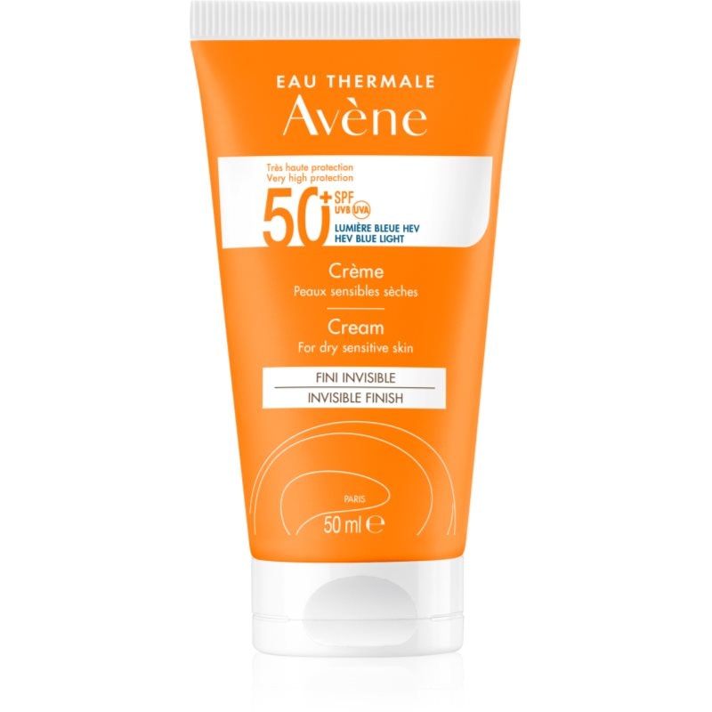 Avène Sun Invisible finish слънцезащитен крем за лице SPF 50+ за чувствителна кожа на лицето - Грижа за тяло - Сравни цени от 1 магазин с безплатна доставка