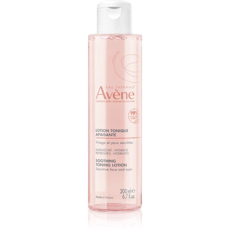 Avène Soothing Toning Lotion успокояващ тоник за чувствителна кожа на лицето и околоочен контур