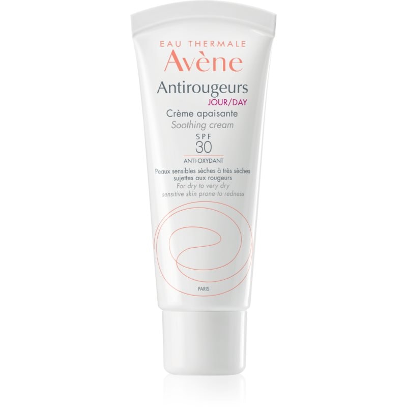 Avène Antirougeurs Soothing Cream дневен успокояващ крем против зачервяване на кожата SPF 30 - Грижа за лице - Сравни цени от 1 магазин с безплатна доставка